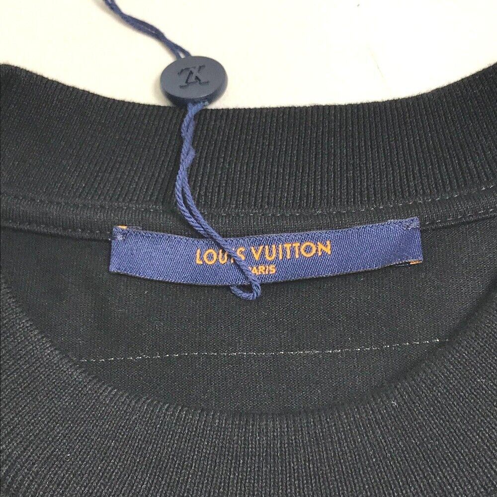 NEW W/ TAGS LARGE LOUIS VUITTON MEN LV AERO TRUNK PARIS NAVY TEE T-SHIRT  RARE L