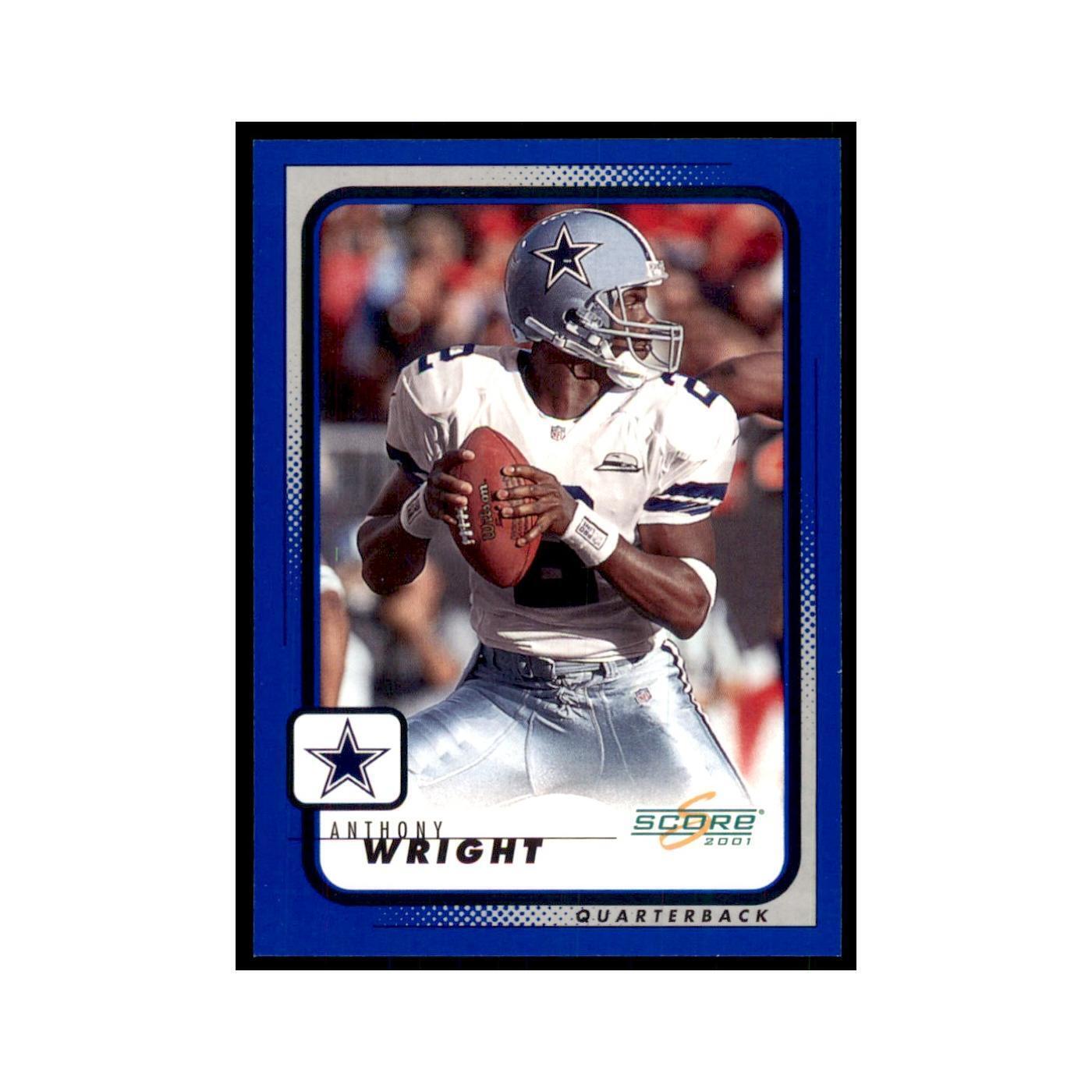 Anthony Wright 2001 Score #53 Football Cards Football Card NM