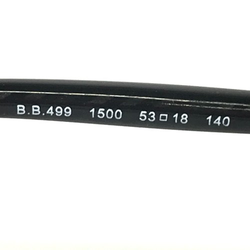 Brooks Brothers Eyeglasses Frames BB499 1500 Black Rectangular 53-18-140 - Picture 10 of 13