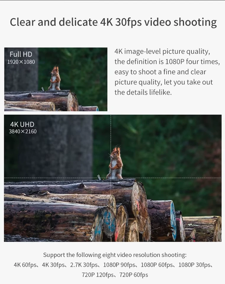 Ordro AZ30 4k 60fps Video Camcorder Infrared Night Vision Free Shipping - Image 3 of 4