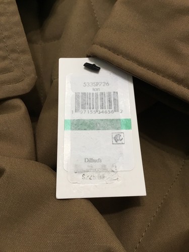 Cole Haan Signature Diamond Quilted Jacket Mens Large Tan Full Zip Snaps $225 - Picture 10 of 11