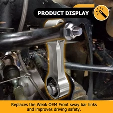 WEISEN 6061 Billet Aluminum Front Sway Bar Links For Can Am Maverick X3 2019+