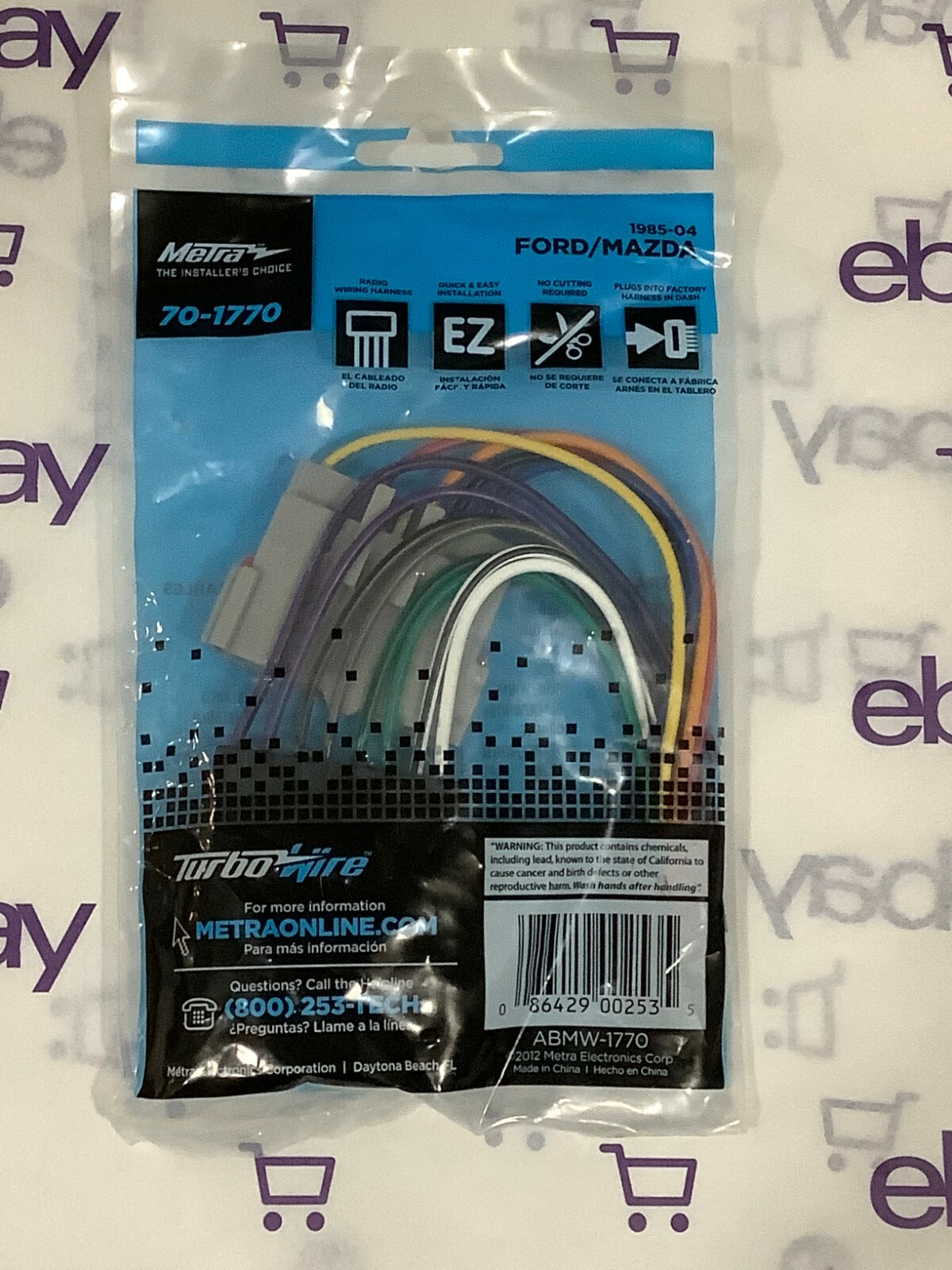 100 GENUINE OEM METRA WIRING HARNESS ADAPTER PLUG FOR AFTERMARKET