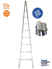 Chase Ladders - Single Section Window Cleaning Ladders - Free Top Block!