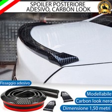 SPOILER POSTERIORE PER RENAULT CLIO 2 ADESIVO CARBON LOOK