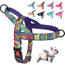 Nylon Dog Harness No Pull Harnesses Vest Soft Padded Pet Walking Vests Durable