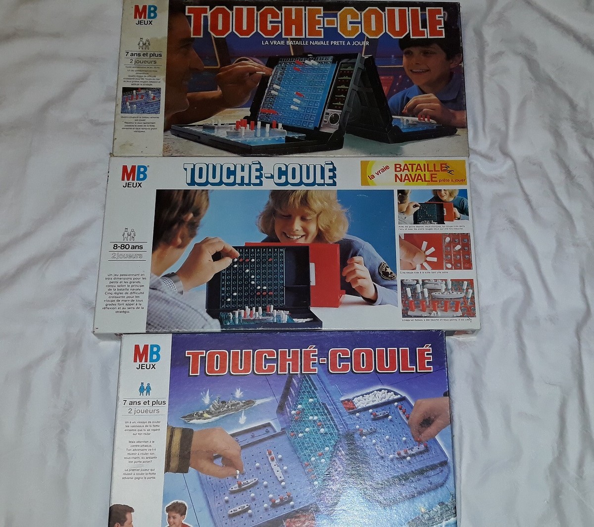 Jeu De Société Vintage Play Marine Montitoys - Bataille Navale Touché Coulé - Rare - Occasion