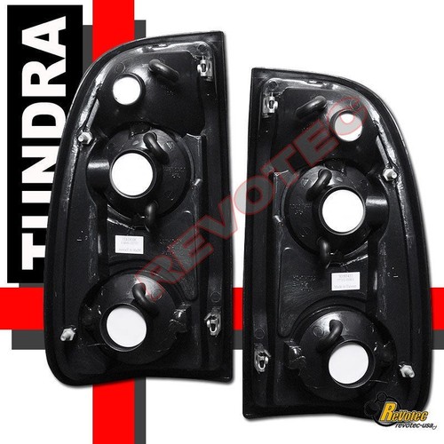 1 par de luces traseras negras para 00 01 02 03 04 Toyota Tundra cabina de acceso SR5 - Imagen 2 de 2