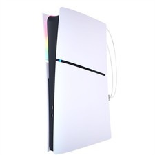 For PS5 Slim RGB Colorful Decorative Light Ring Optical Drive Version Compatible