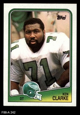 1988 Topps #242 Ken Clarke Eagles Syracuse 8 - NM/MT
