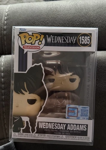 2024 Funko Pop! Vinyl: Television Wednesday Addams #1585 Cat Ears NYCC