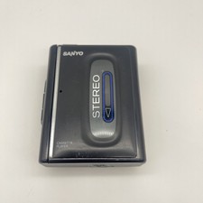 Sanyo MGP21 Walkman Cassette Player VTG - Serviced - READ broken door 