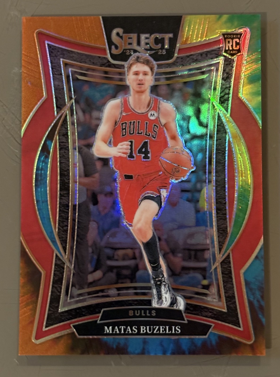 2024-25 Select Concourse Tie Dye /25 Matas Buzelis RC Rookie Bulls 70