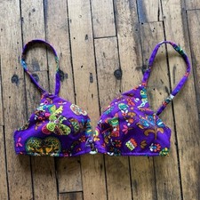 Vintage Bikini Top Psychedelic Hippie 70s Mod