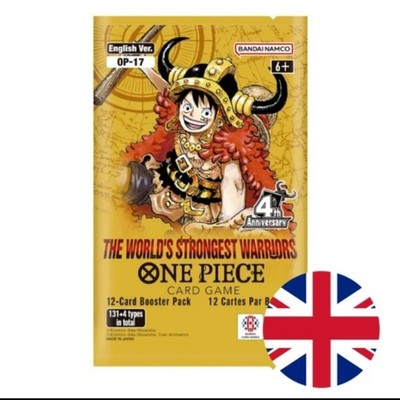 One Piece OP17 The World's Strongest Warriors Booster Englisch OVP