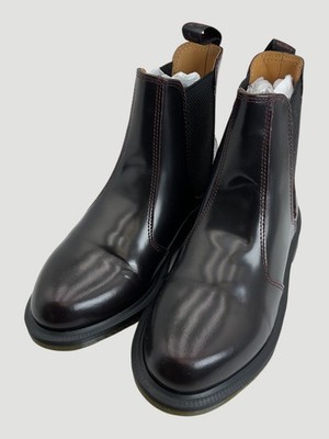 Dr. Martens Flora Women's Size 5 Cherry Red Arcadia Leather Chelsea Boots NIB