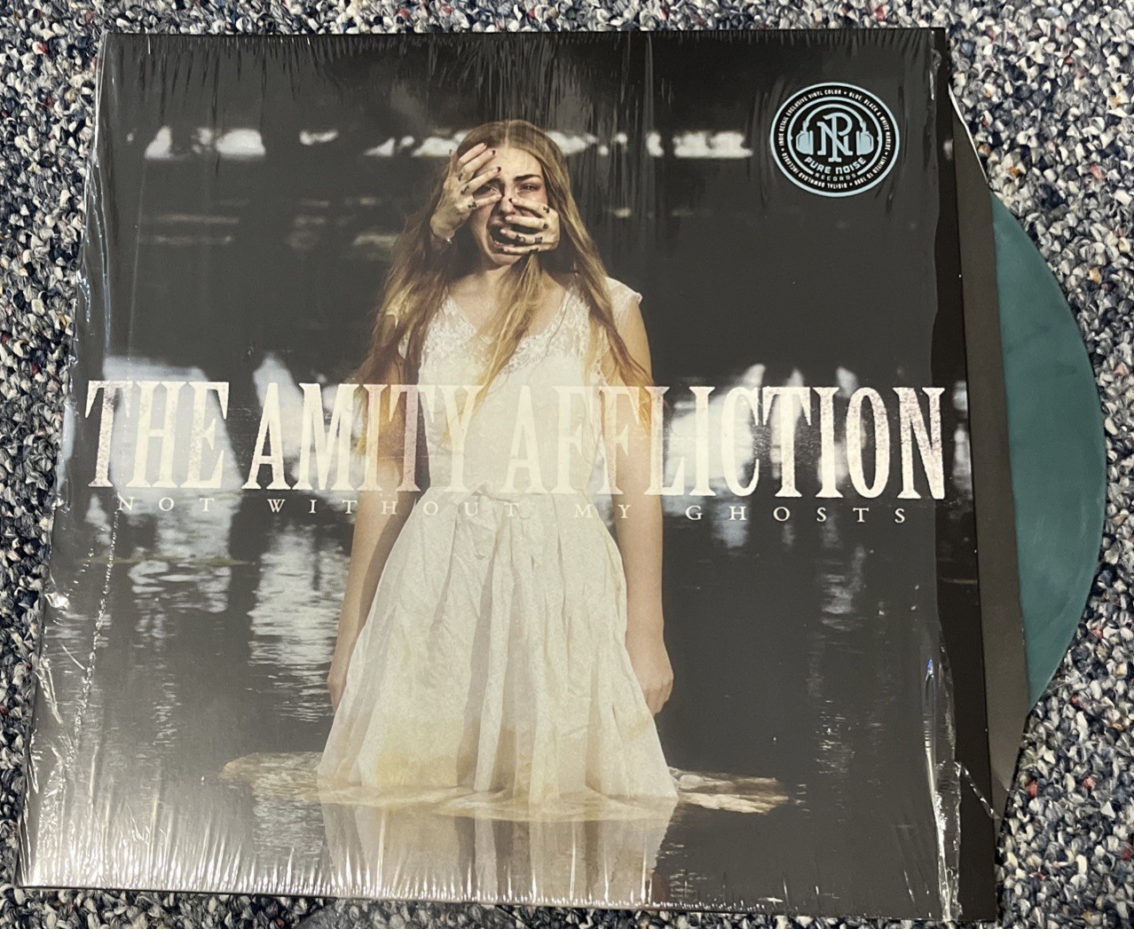 The Amity Affliction Not Without My Ghosts Marble LP Vinyl Record 12