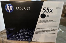 HP 55X CE255X High Yield Black Toner Genuine LaserJet P3015 MFP M521dn NEW