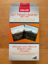 NEW | Maxell VCR Premium Video Head Cleaner | Wet Type | VHS VP-200