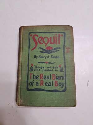 Vintage Henry A SHUTE / Sequil or Things Whitch Aint Finished 3rd Edition 1904
