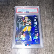 Panini 2020 Playoff Jordan Love Rookie Call to Arms Blue Prizm #CA-20 PSA 10