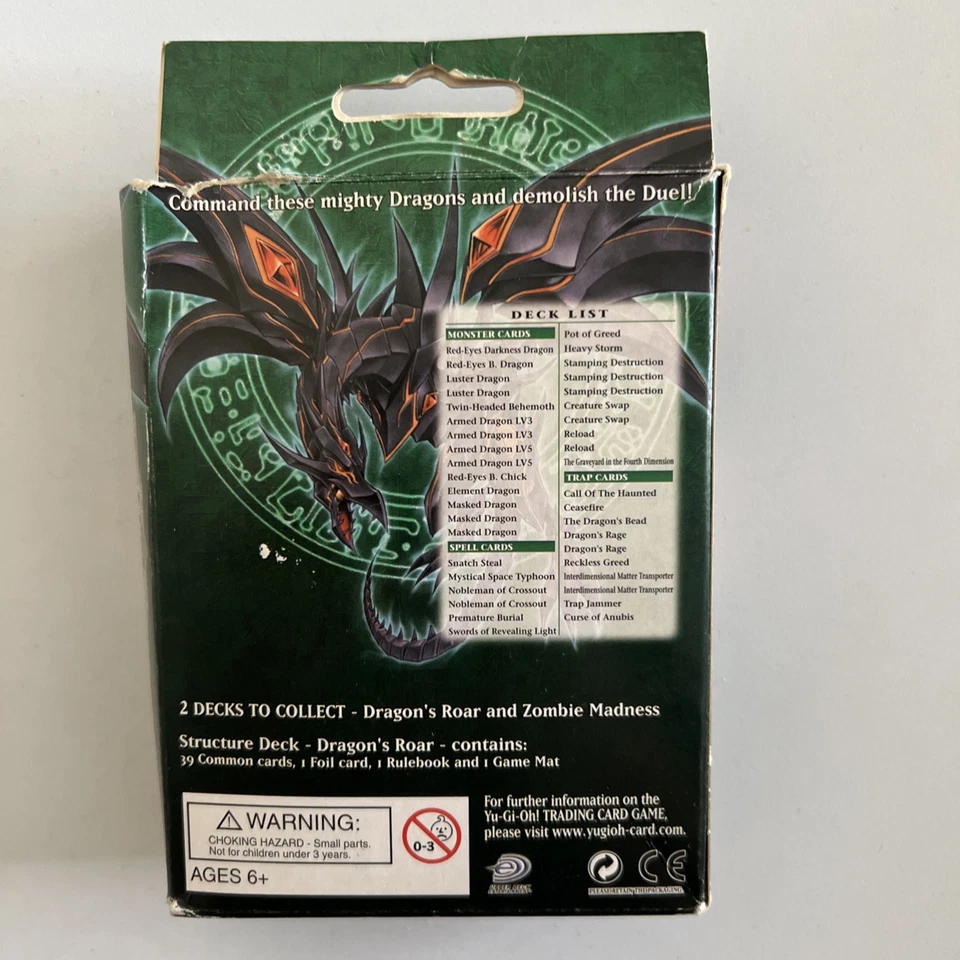 Yu-Gi-Oh! Dragon's Roar structure deck english edition complete  - Image 2 of 4