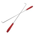 2 Stück Kamin-Feuerstelle, Lagerfeuer-Schürhaken, Holzgriff, 50 cm/19,65 Zoll –