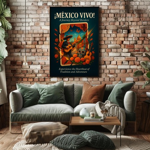 ¡México Vivo! Celebrating Tradition: Cultural or Heritage Poster - Picture 12 of 12