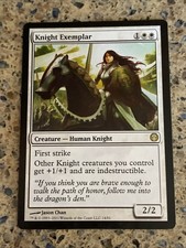 Knight Exemplar 14 Duel Decks: Knights vs. Dragons Regular MTG TCG  CARD NM