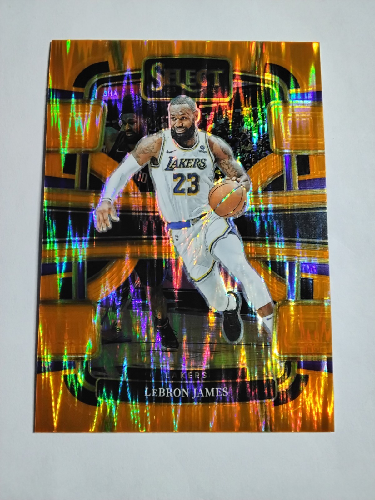 LeBron James 2023 Select #66 Concourse Orange Flash Price Guide