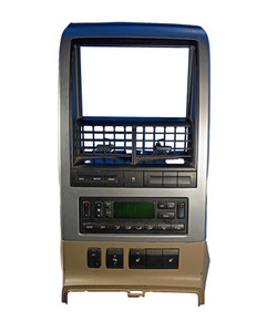 06-10 Ford Explorer Mountaineer Radio Climate Dash Bezel Tan