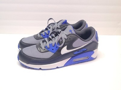 Nike Air Max 90 GTX Gore-tex-Grey Anthracite Platinum Racer Blue z - Size 11