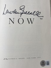 Lauren Bacall Signed "Now" 1st Edition HC Book BAS Beckett COA Autograph