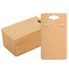 100 Pcs Earring Cards Display Jewelry Holder for Selling Retail, 2x3.5 Inch