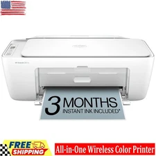 HP DeskJet 2827e All-in-One Wireless Color Printer | Print Scan Copy