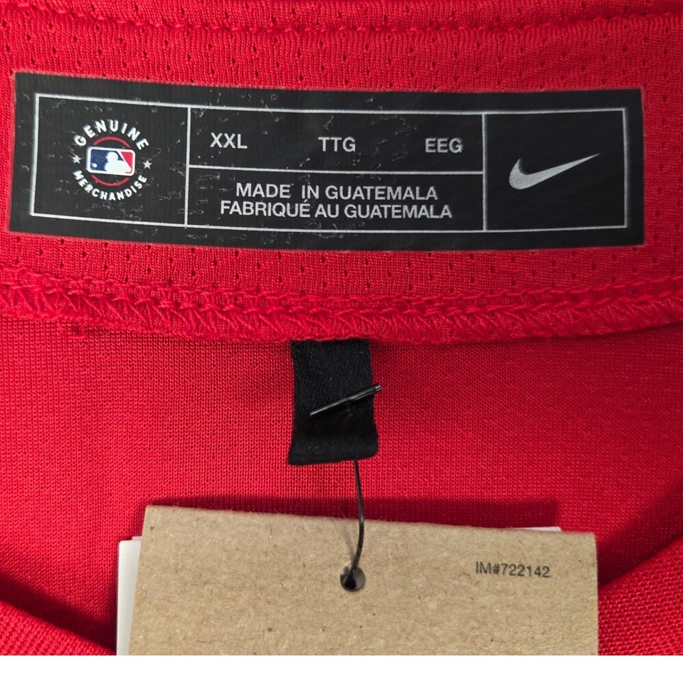 Camiseta deportiva de béisbol para hombre Boston Red Sox Rafael Devers #11 Nike MLB roja XXL nueva Foto 4 de 4