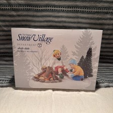 Nuovo con scatola raro Department 56 Snow Village skate data #4020955 