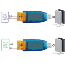 2 in 1 DC-DC Boost Konverter USB RS485 RS232 TTL UART Modul kompakt
