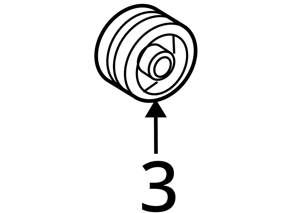 FITS 2004-2007 CHEVROLET SATURN COBALT ION CLUTCH KIT A/C 15923804 - NEW OEM - Image 4 of 4