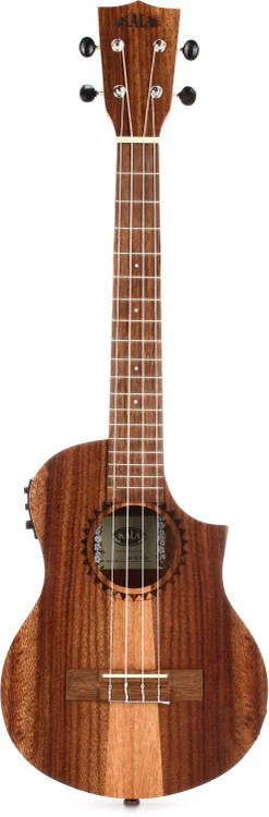 Kala Teak Tri-Top Tenor Acoustic-electric Ukulele - Natural