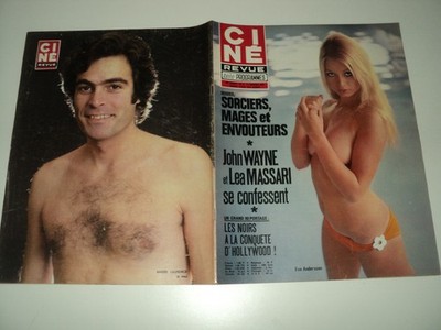 #CINE REVUE - 1973/02 ANDRE LAURENCE BECAUD PAUL NEWMAN UGO TOGNAZZI PISIER