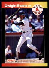 Dwight Evans 1989 Donruss #240 Red Sox MLB READ FREE SHIPPING AutographDen