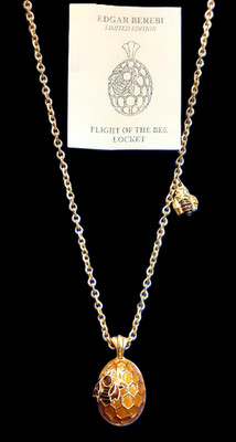 Edgar Berebi Flight of the Bee Locket Necklace (vintage)