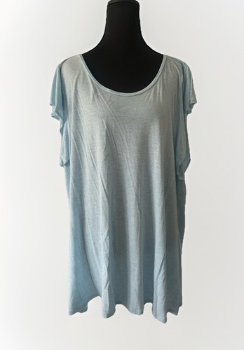 Women’s Plus Old Navy T Shirt With Flutter Cap Sleeve Size 3X Blue