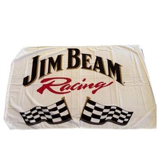Jim Beam Bourbon Racing Flag Wall Banner 145x90cm Bar Man Cave Collectible Gift