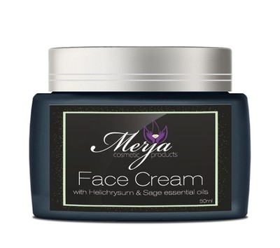 MERJA Face Cream with Helichrysum & Sage Essential Oils   Nourishing Skin Care 5