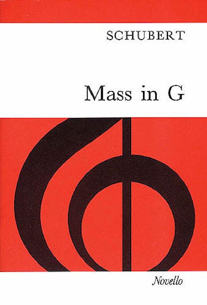 Franz Schubert Mass in G Vocal Score Soli SATB Choral Organ Sheet Music Book