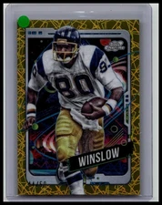2024 Topps Cosmic Chrome Kellen Winslow #88 Gold SSP /50 Chargers Rams Hall Fame