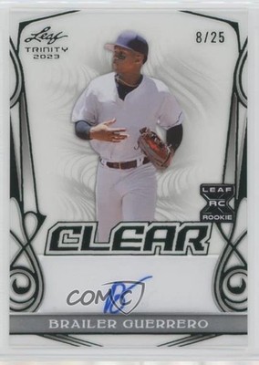 2023 Leaf Trinity Clear Green 8/25 Brailer Guerrero #CA-BG1 Auto 1u6