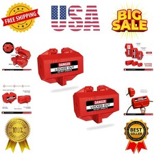 Lockout Tagout Plug Lock - 110-125 Volt Locks for Electrical Plugs, Extension...